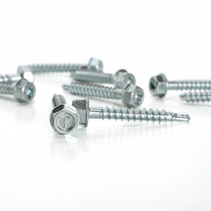 Tornillo Autoperforante con Cabeza Hexagonal, Acero Galvanizado, Rosca Gruesa, Clase 8.8 - Product Image 1