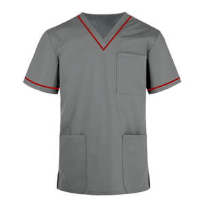 Camisas de Manga Corta, Uniforme de Enfermera, Ropa de Trabajo para Hospital, Doctor, Odontología, Cirugía, Laboratorio Médico, Verano, Transpirable, Secado Rápido - Product Image 3