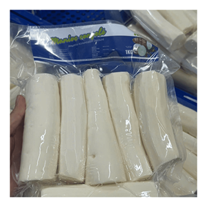 Yuca congelada IQF producida a partir de trozos de raíz de yuca natural para cocinar al vapor y para uso en procesamiento de alimentos, origen Vietnam. - Product Image 3