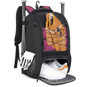 Sport Baseball Backpack Wholesale Custom Oem Baseball Backpack Lightweight Softball Bag With <b>Shoes</b> Compartment For Youth Boys - Product Image 5