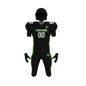 Uniforme de Fútbol Americano Personalizado, Transpirable, de Sarga Estampada, Antibacteriano, 100% Poliéster, Talla Grande, para Equipos - Product Image 2