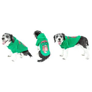 Babbo di Babbo Natale con cappuccio maglione per animali domestici con illuminazione a LED Design Cool per gli amici pelosi - Product Image 6