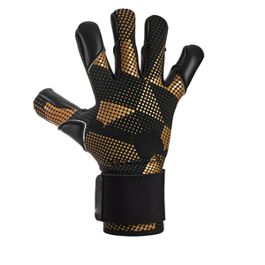 Gants de gardien de but en latex allemand de qualité supérieure, design personnalisé, noir et marron, latex allemand extensible - Product Image 3