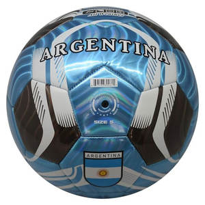 Balón de fútbol de PVC PU oficial más vendido de alta calidad tamaño 5 fútbol de cuero personalizado profesional para partido en Stock - Product Image 3