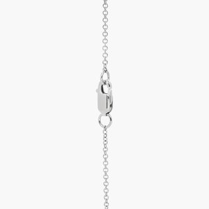 Collier élégant en argent sterling 925 avec chaîne à maillons en moissanite de luxe, bijoux de créateur scintillants pour femmes - Product Image 2