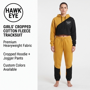 Ensemble de survêtement pour femme pour l'entraînement en plein air, veste courte et pantalon large - Product Image 1