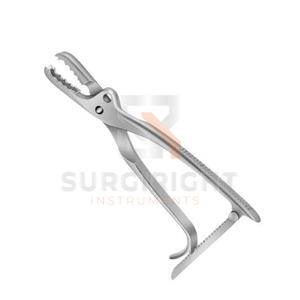 คีมจับกระดูก Farabeuf Lambotte ขนาด 26 ซม. ทำจากสแตนเลสสตีล ปากปรับได้ พร้อมระบบล็อคแบบ Ratchet เครื่องมือศัลยกรรมกระดูกและข้อ สีชมพู ได้รับมาตรฐาน CE - Product Image 4