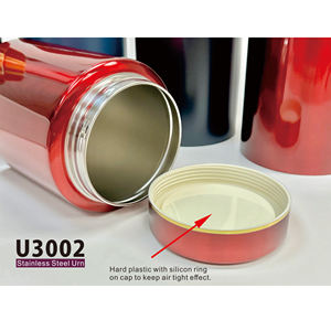 Good Quality Durable Stainless Steel Urn Urn Series Polished <b>Metal</b> <b>Crafts</b> Funeral Product for Cremation U3002 - Product Image 2