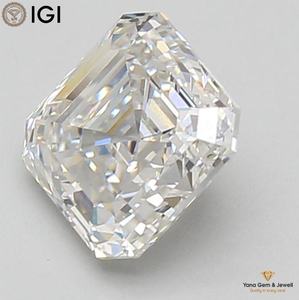 Diamant de laboratoire CVD de 2,00 carats, certifié IGI, clarté VS2, couleur E, taille Asscher, pour centre de bague époustouflant - Product Image 6