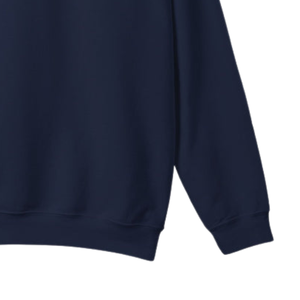 Sudadera Azul Marino con Cuello Redondo Blanco y Azul, Sudadera con Gráfico Bordado, Sudadera de Manga Larga de Forro Polar, Ropa Casual Unisex de Moda - Product Image 6