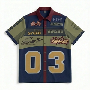 Camisetas personalizadas F1 para boxeo de autos, uniformes de equipo impresos, camisetas transpirables para mecánicos, para motociclismo y carreras de autos, camisetas de carreras al por mayor - Product Image 4