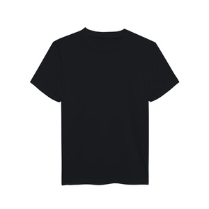 Wholesale Plain 100 Cotton <b>Black</b> T <b>Shirt</b> Custom Logo <b>Slim</b> <b>Fit</b> Short Sleeve Crewneck Blank <b>Mens</b> Tees Bulk - Product Image 6
