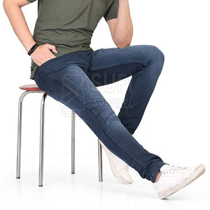 Pantalones Vaqueros Casuales para Hombre con Bolsillos Laterales, Cierre de Botones, 100% Algodón, Transpirables y Ecológicos, Calidad Industrial - Product Image 4