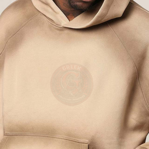 Sudadera con Capucha Extra Grande de Moda Urbana para Hombre, Sudadera de Felpa de Algodón Suave para Colecciones de Ropa Casual Urbana - Product Image 5