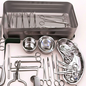 Juego de Instrumentos Quirúrgicos para Cesárea, 59 Piezas, Kit de Cesárea para Obstetricia y Ginecología, Instrumentos Manuales de Acero Inoxidable, Caja de Esterilización, Certificación CE - Product Image 3