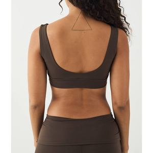 Soutien-gorge de sport en nylon et élasthanne pour la gym, le fitness et le yoga, design personnalisé, doux pour la peau, pour adultes, grandes tailles, vêtements de sport tendance - Product Image 3