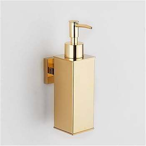 Distributeur de savon en métal sur mesure, artisanal, design classique, finition dorée, pour cuisine, qualité supérieure - Product Image 2