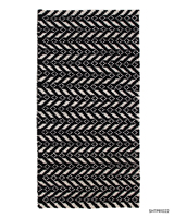 Handmade Eco-Friendly Herringbone Bone Runner Home Use