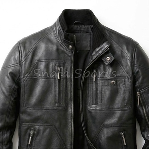 Créez Votre Propre Veste en Cuir Tendance de Haute Qualité pour Homme – Veste d'Hiver en Cuir à Manches Longues au Meilleur Prix - Product Image 3