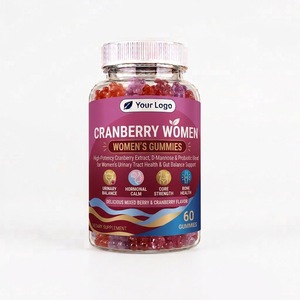 Gomitas Veganas con Sabor a Arándano, a Base de Pectina de Frutas, Masticables, para el Estilo de Vida Diario, Uso en el Hogar y Viajes - Product Image 1