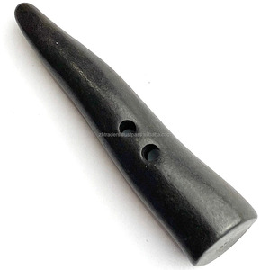 Haute qualité 100% naturel inde eau corne de buffle bascule meilleure qualité Flatback Animal Style mosaïque Technique 4 trous bouton - Product Image 3