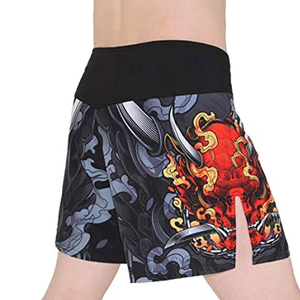 Customizable MMA <b>Grappling</b> Fight Wear <b>Shorts</b> Stretchable Fabric Sublimation Quick Dry Breathable Spandex/Polyester MMA <b>Shorts</b> - Product Image 5