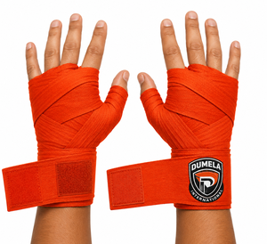DUMELA INTERNATIONAL Bandages de boxe personnalisés avec logo pour entraînement MMA, respirants, durables, en coton élastique, pour le kickboxing - Product Image 4