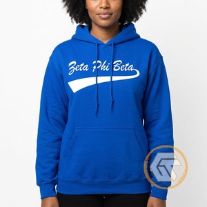 Tesoros Griegos: Diseña tu Propia Sudadera con Capucha Personalizada de Invierno para Mujer de Zeta Phi Beta, al por Mayor, de Alta Calidad y Transpirable, para Sororidad - Product Image 2