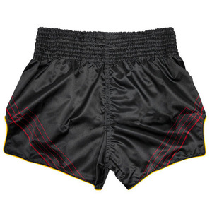 Pantalones Cortos de Muay Thai de Satén con Aberturas Laterales para Entrenamiento de Kickboxing, Movimiento sin Restricciones, Pantalones Cortos de Artes Marciales para Gimnasio - Product Image 1