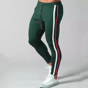 Pantalon de survêtement sport pour homme de haute qualité, taille élastique, nouvelle collection printemps-automne, 100 % coton, anti-plis, design épuré - Product Image 5