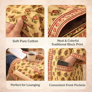 Robe Kimono en Coton Imprimé Floral pour Femme, Coupe Ample, Ouverte sur le Devant, Tenue Décontractée d'Été, Cache-Maillot Bohème - Product Image 5