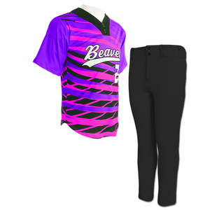 Uniforme de baseball professionnel pour femmes, design personnalisé, haute qualité, vêtements de sport légers, uniformes de baseball pour femmes - Product Image 5