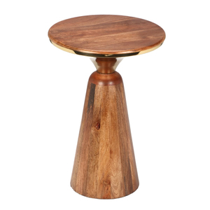 Customized Side <b>Table</b> Round Wooden <b>Coffee</b> <b>Table</b> With Tapered <b>Legs</b> Handmade Scandinavian Style Living Room Furniture - Product Image 4