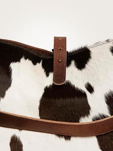 Hair Custom Fashionable Versatile Ladies Genuine <b>Leather</b> Bucket <b>Bag</b> Water-Resistant Portable Shoulder <b>Bag</b> RFID Protection - Product Image 2