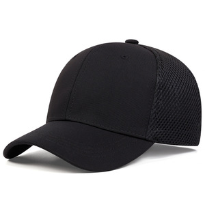Wholesale High Quality Blank Curved Bill Flex Fitted Trucker Hat Custom Logo 3D Embroidered Mesh Snapback Baseball Caps - Product Image 3