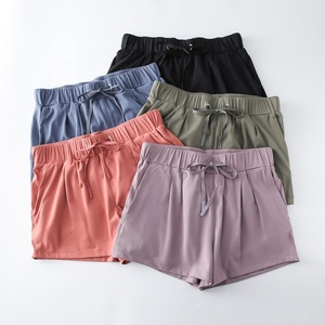Shorts de sport et Fitness pour femmes, séchage rapide, personnalisé, avec poches, tenue ample d'été, vente en gros, - Product Image 1