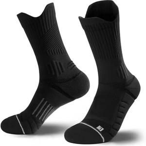 Ankle Athletic <b>Socks</b> for Running Breathable Knitted Solid Color <b>Men</b> Women Summer Sport Wear <b>White</b> Lime Green Purple Blue Black - Product Image 2
