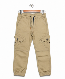 Pantalones Jogger Casuales de 5 Bolsillos para Hombre, Cintura Elástica, Color Sólido, Poliéster/Algodón, Premium - Product Image 6