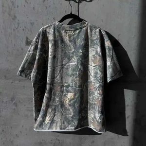 Camisetas de Hombre Personalizadas OEM de Alta Calidad, 100% Algodón Orgánico, Tejido Ecológico, Lavado Vintage, Corte Cuadrado, Impresión DTG - Product Image 5