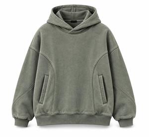 เสื้อฮู้ดดี้ทรงปกติ รุ่น Mineral Wash กำลังฮิต ผ้าฟลีซหนานุ่ม 100% คอตตอน ระบายอากาศได้ดี สไตล์สตรีทแวร์ลำลอง - Product Image 1