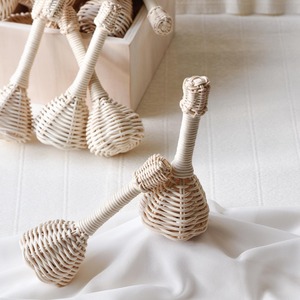 Top qualité moins cher rotin hochet cloche shaker bébé musique jouets en gros hochets en bois meilleure vente pépinière jouet - Product Image 6