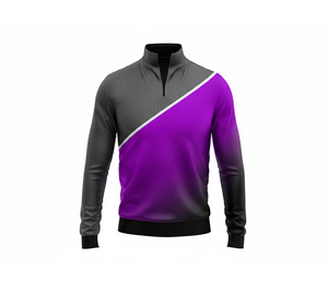 OEM/ODM Quarter Zip Sportswear <b>Jacket</b> Manufacturer <b>Men</b> Women Youth Sportswear Quick Dry Team <b>Pullover</b> - Product Image 3