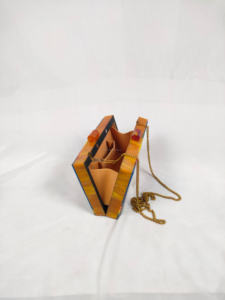 Embrague de resina geométrica de calidad superior Elegante diseño de Ángel hecho a mano Última venta al por mayor para regalos de boda - Product Image 4