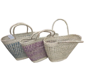 Cesta de Seagrass Vietnamita Ecológica, Abierta, Impermeable, Material Natural, Solución de Almacenamiento Multiusos, OEM, Marca Privada, Venta al por Mayor - Product Image 3