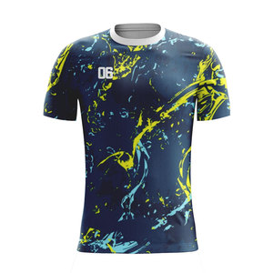 Fully sublimation Printed Soccer Jersey <b>Heat</b> Transfer Printing Personalized Football Shirts Lightweight fabric soccer shirt - Product Image 1