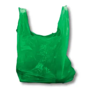 t-shirt plastic bags grocery black plastic bags - Product Image 5