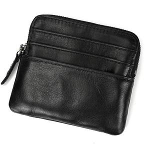 Small Vintage Style RFID Blocking <b>ID</b> Card <b>Holder</b> with Custom Logo Printed Cover Closure PVC Lining Short Wallet for Travel - Product Image 1