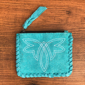 Multifunctional Popular Designer <b>Boot</b> Stitch Suede Leather Coin Pouch Western Genuine Leather Mini Wallet Change Purse for Women - Product Image 3