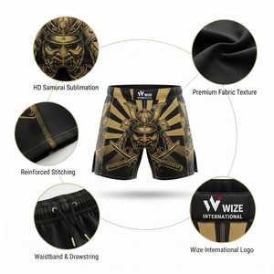 Pantalones Cortos de MMA para Hombre, Pantalones Cortos de Bjj para Gimnasio, Entrenamiento y Uso Casual, Pantalones Cortos Deportivos Elásticos en Cuatro Direcciones - Product Image 5