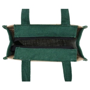 Elegante Bolsa de Yute Ecológica con Dos Asas y Cierre Abierto para Compras, Artículos de Oficina y Viajes - Compre Directamente del Proveedor - Product Image 4